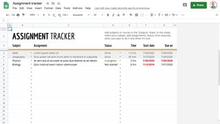 Google Sheets