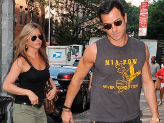 Jennifer Aniston and Justin Theroux out and about