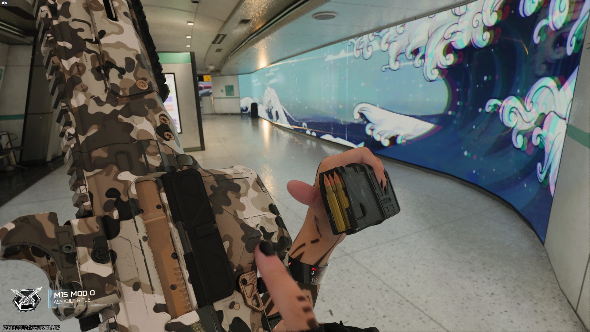 Inspecting a weapon in Black Ops 7.