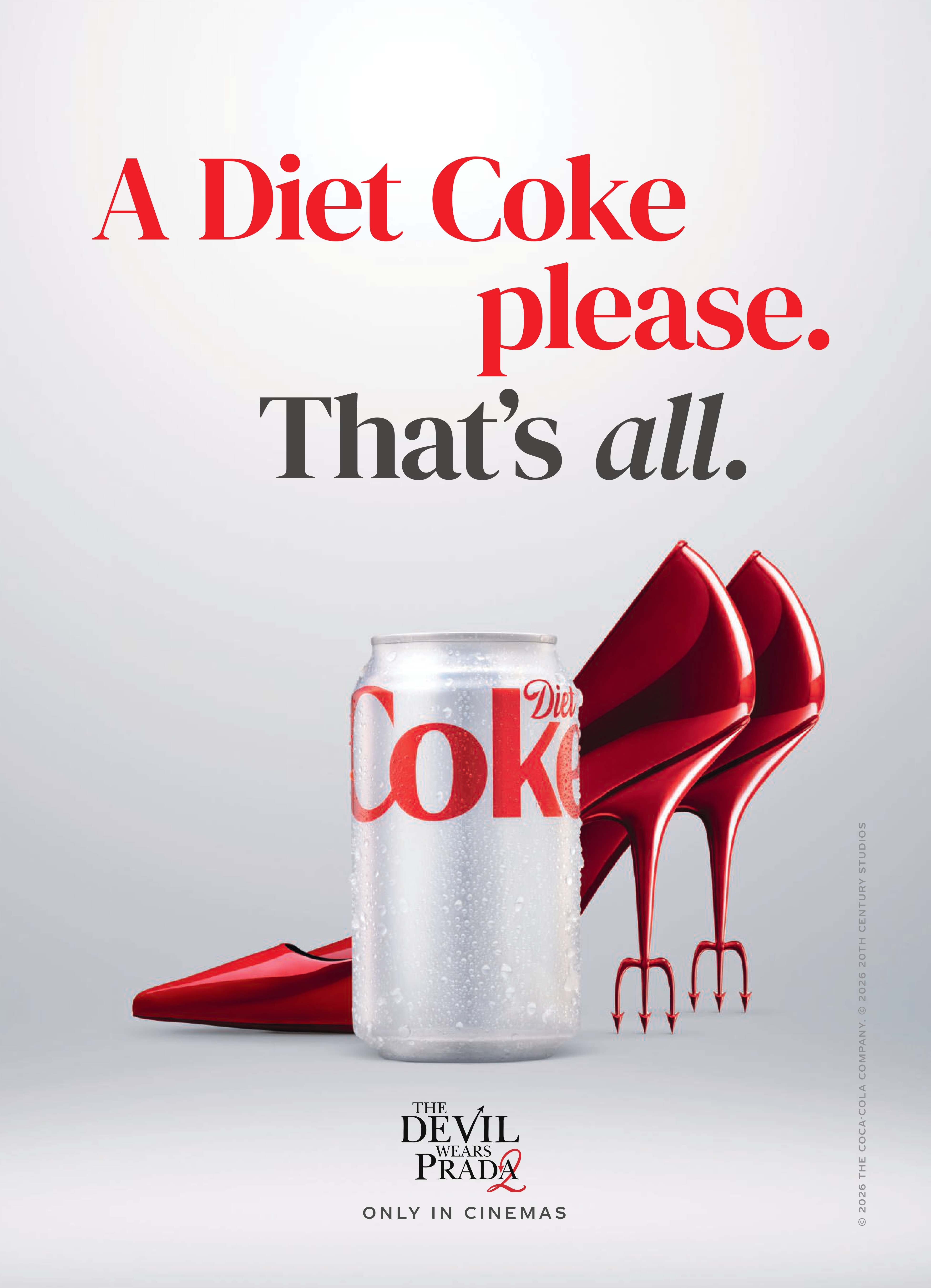Coca-Cola x The Devil Wears Prada 2 collab