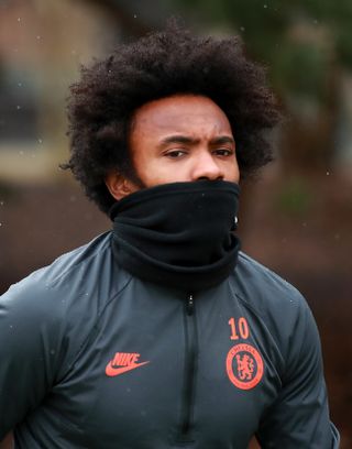 Willian at training