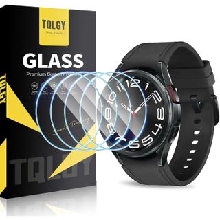TQLGY 4-Pack Samsung Galaxy Watch 6 Classic Tempered Glass Screen Protector