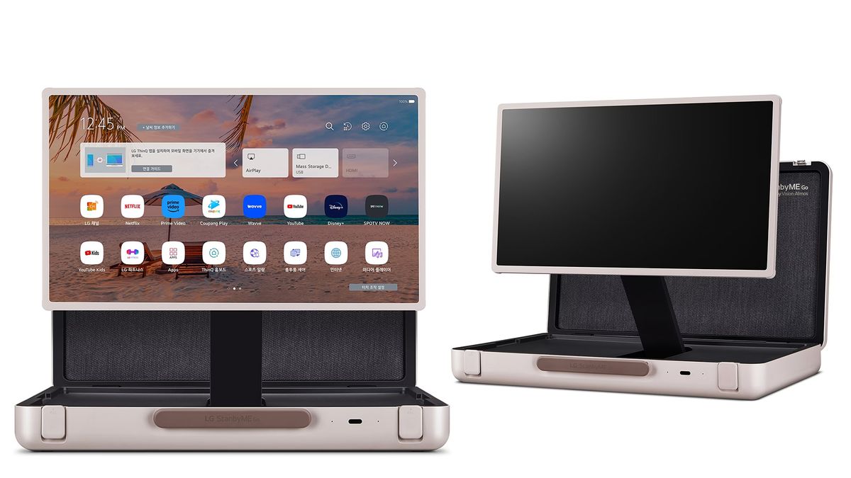 LG Reveals The StanbyME Go, A Portable Tablet With Its Own Stylish