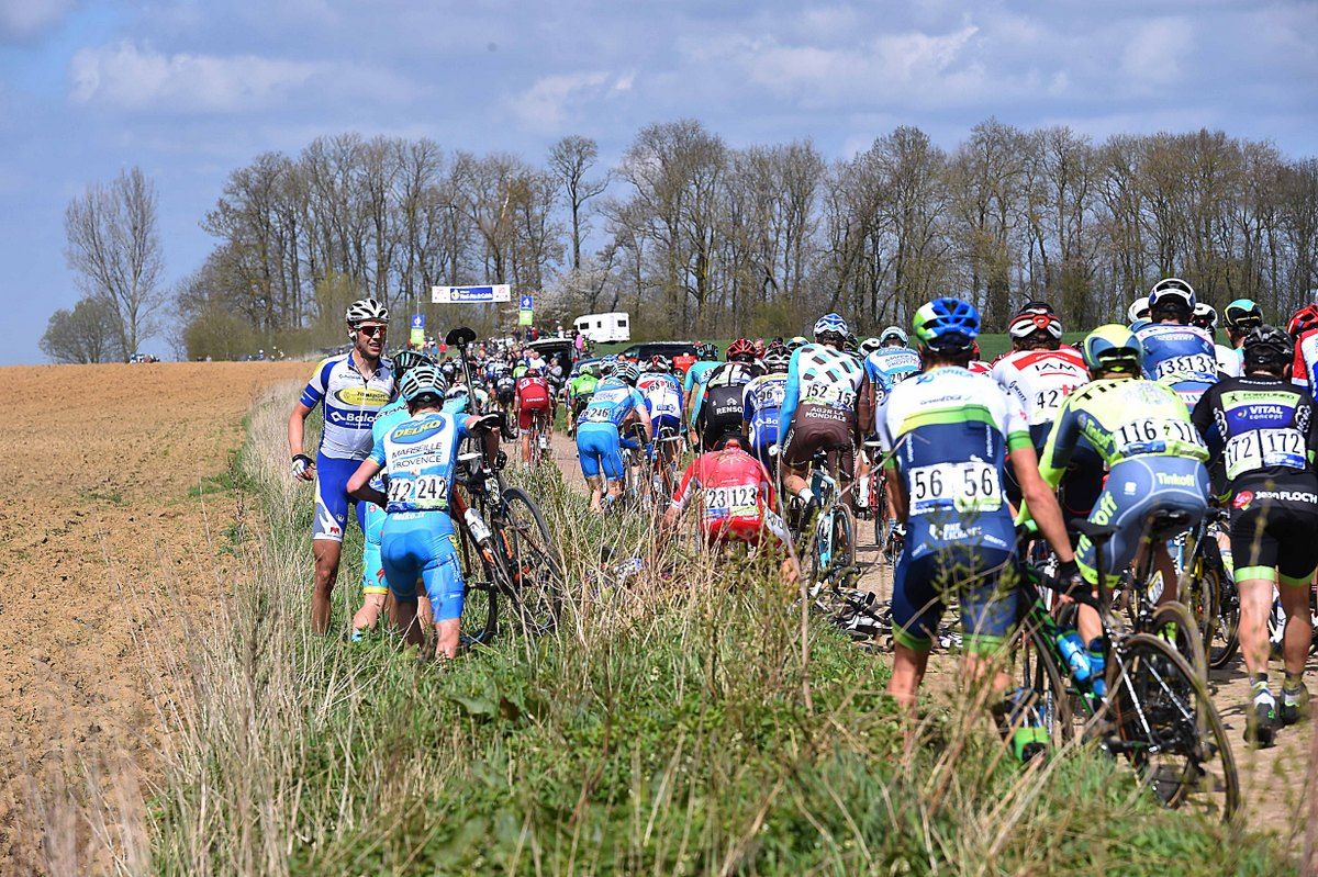 Riders find themselves in the bushes after crashing