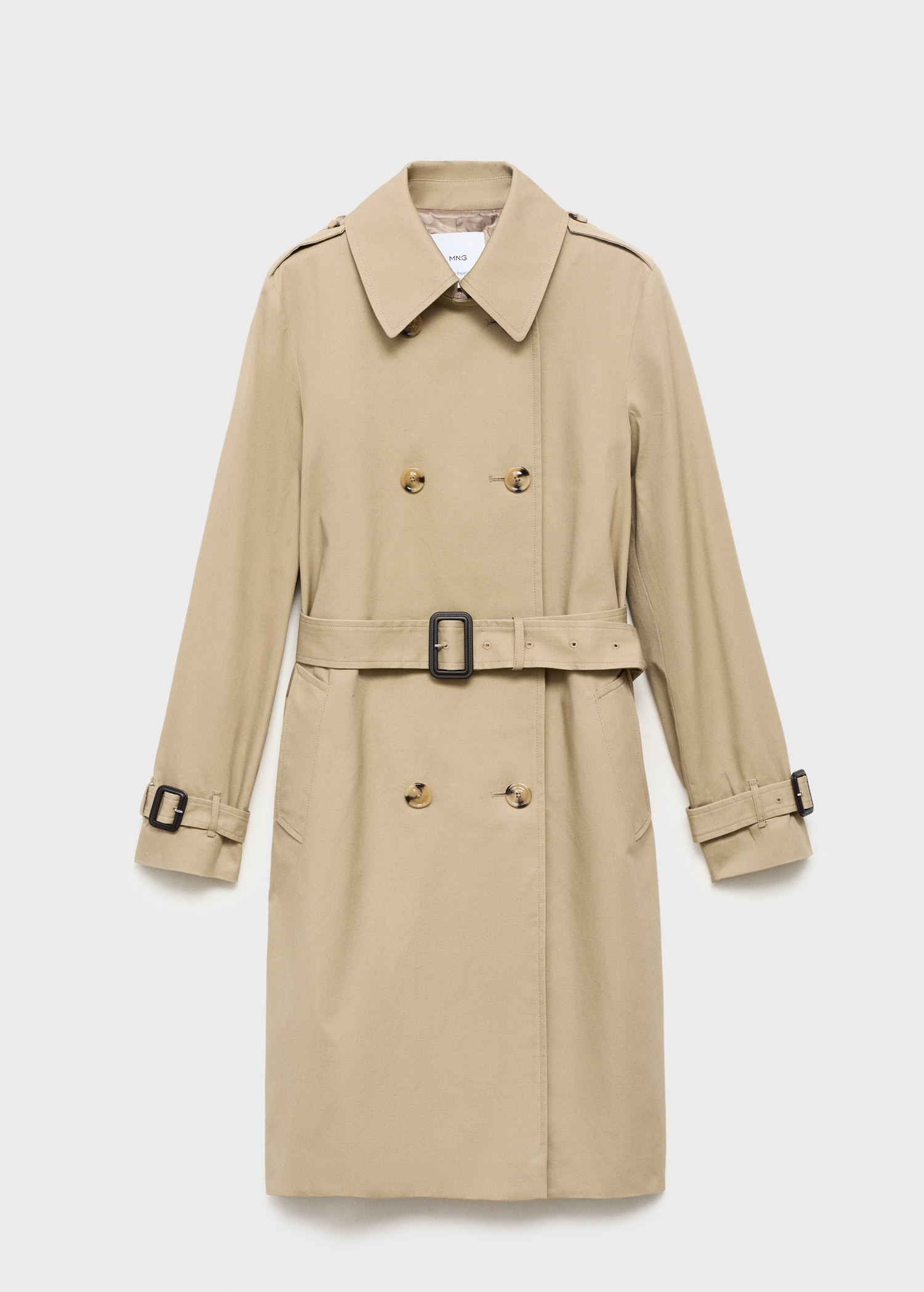 Classic Trench Coat With Belt - Women | Mango Usa