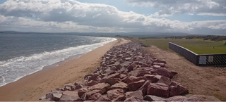 Repairs to early hole at Fortrose & Rosemarkie