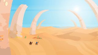 Two characters in the desert in Arco