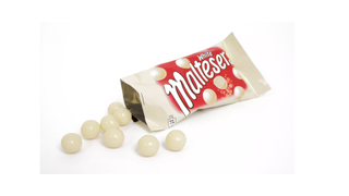 retro chocolate white maltesers