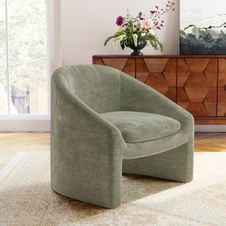 Steven Upholstered Barrel Chair