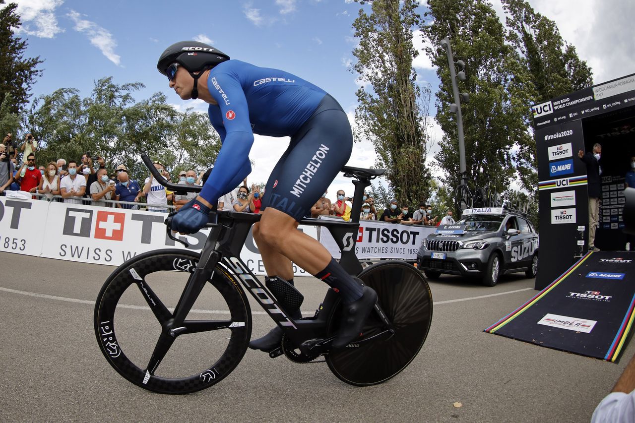 Road World Championships Imola 2020 Men Elite Time Trial Imola Imola 317 km 25092020 Edoardo Affini ITA Mitchelton Scott photo Ilario BiondiPhoto2020