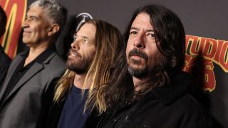 Foo Fighters at Studio 666 film premiere