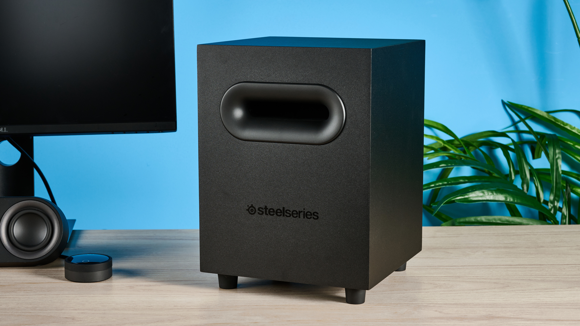 The SteelSeries Arena 9 subwoofer