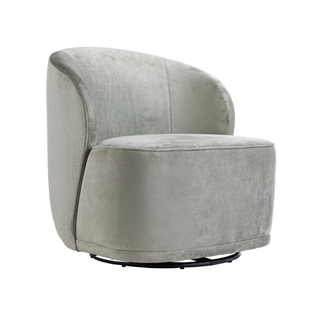 velvet gray accent chair