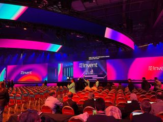 AWS re:Invent stage