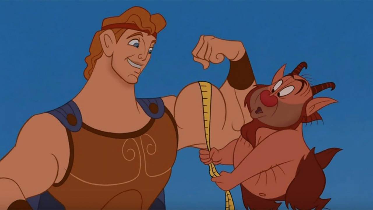 Hércules y Phil en Hércules.