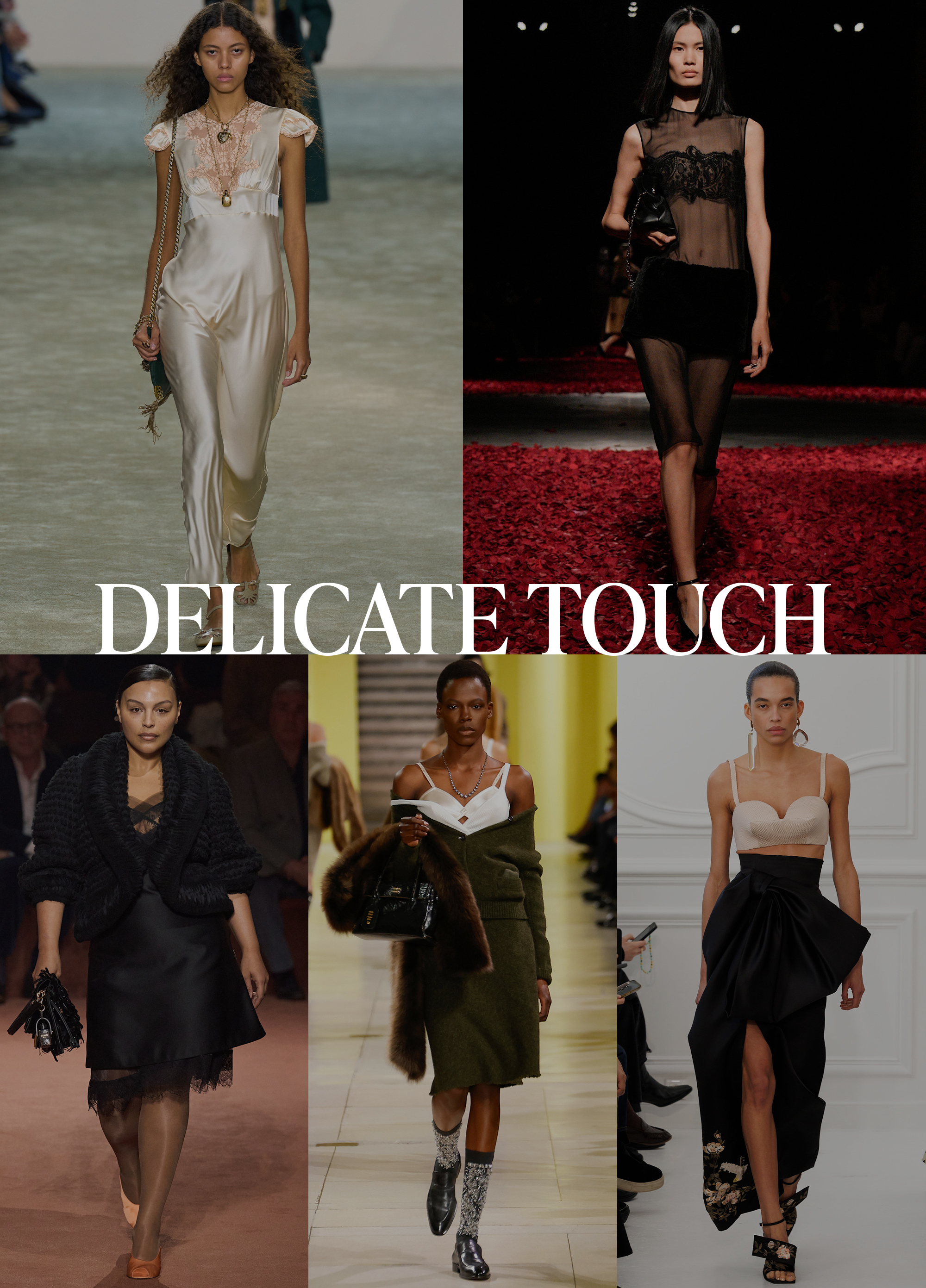 Fall/winter 2025 runway looks.