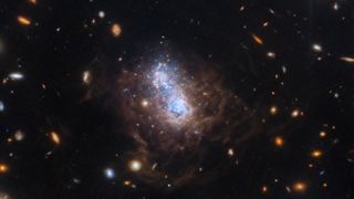 I Zwicky 18 is a dwarf irregular galaxy in Ursa Major.