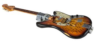 Kurt Cobain's smashed 1973 Fender Mustang