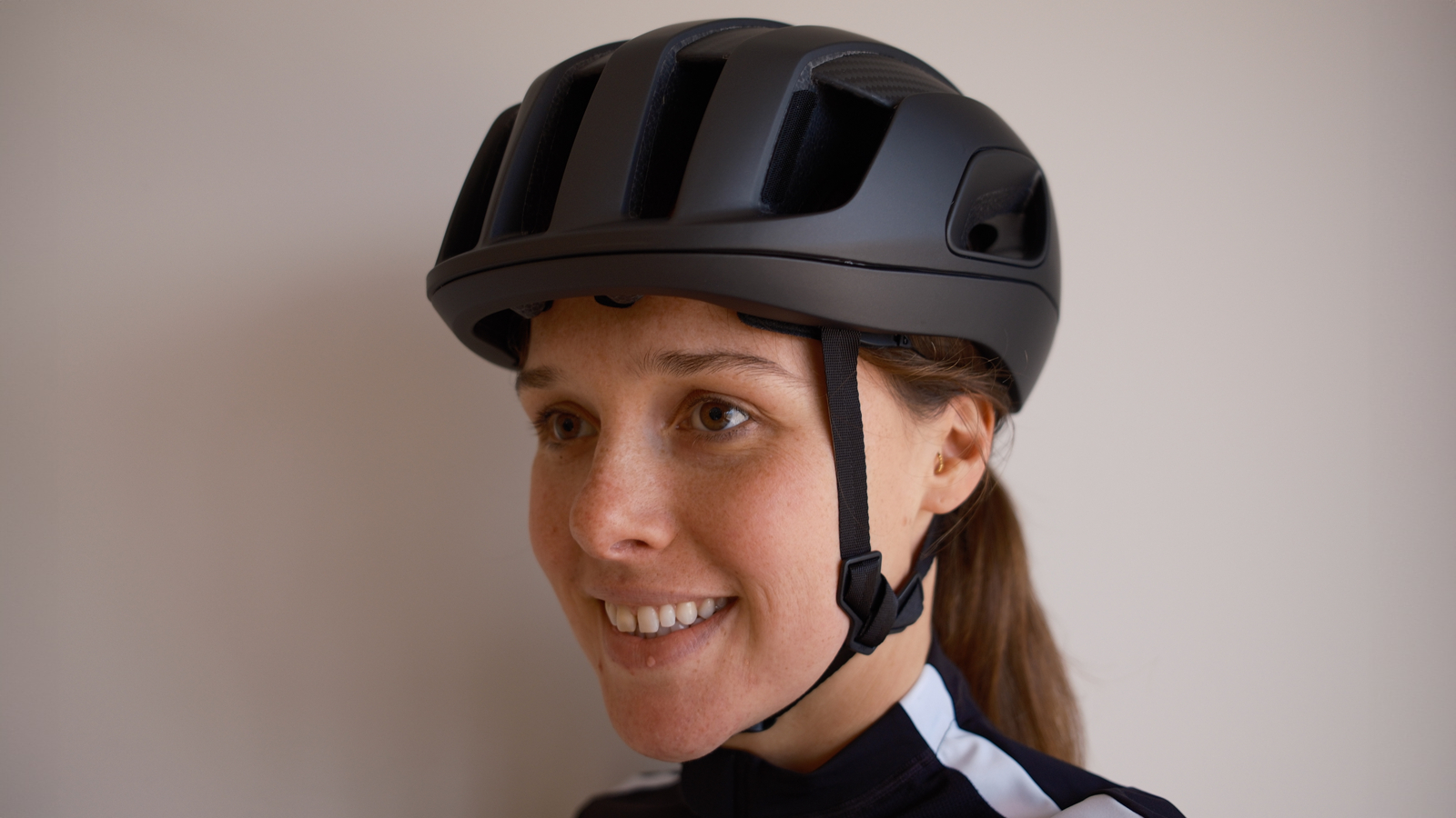 POC Cytal Carbon being worn by a women