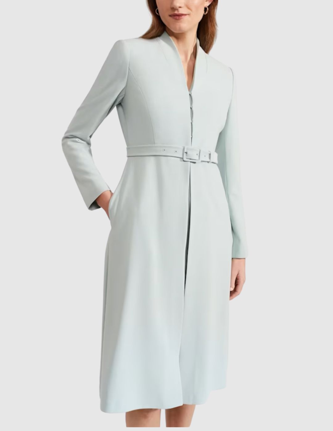 Image of dusty blue dress