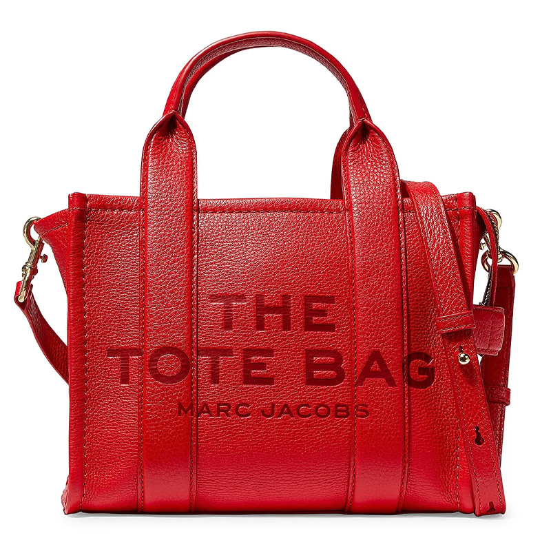 The Tote Bag by Marc Jacobs in red leather