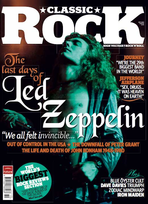 The cover of Classic Rock 84, featuring Robert Plant