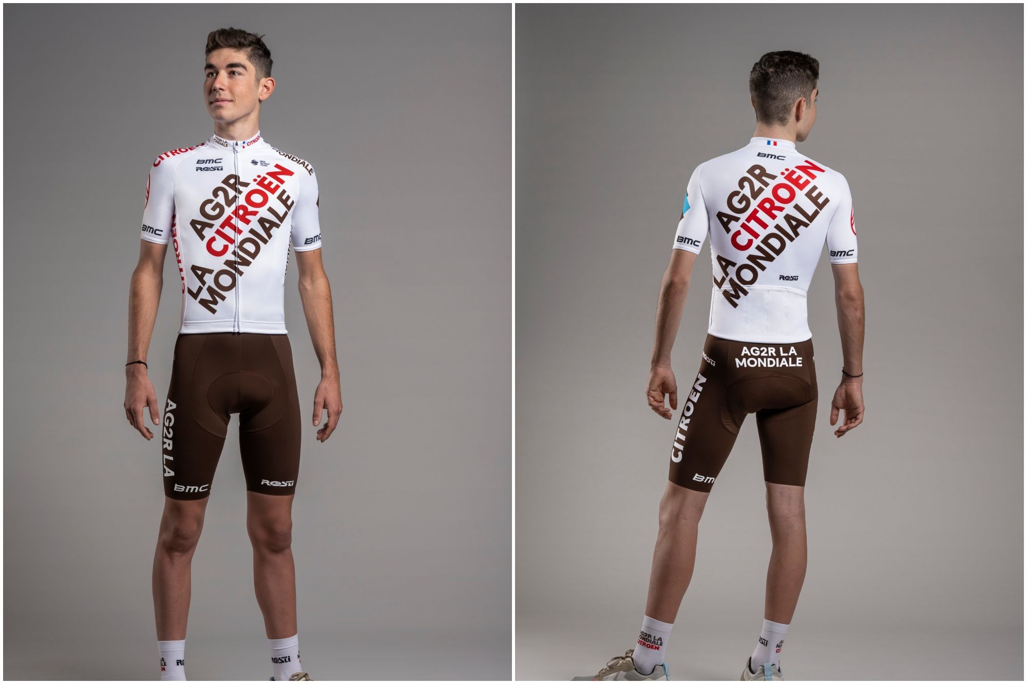 Maillot cycliste Ag2R b'Twin Racing Decathlon Tour 2007 Jersey Uci Pro