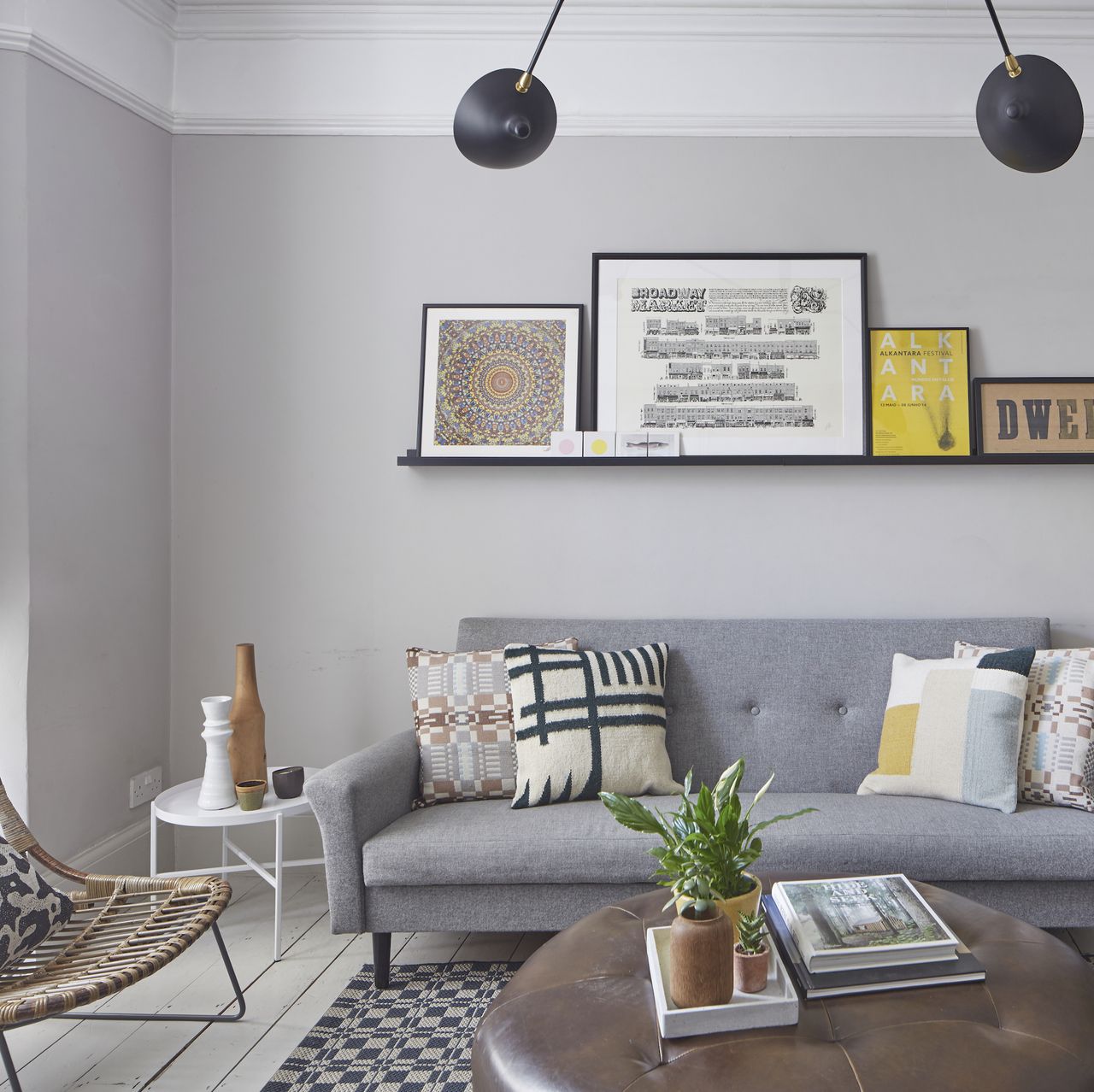 Small grey living room ideas - how to use grey in a petite space ...