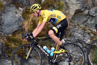 Chris Froome on stage eighteen of the 2015 Tour de France