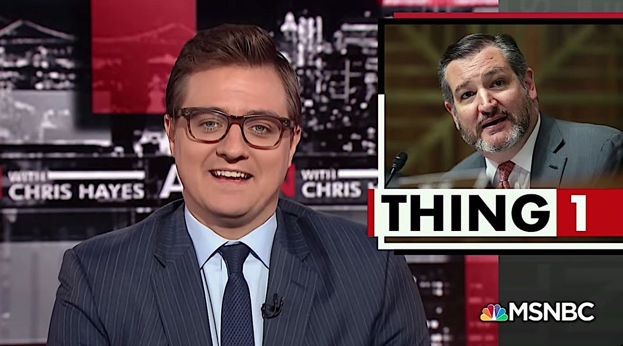 Chris Hayes has some fun with Ted Cruz