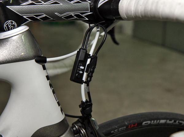 This is the one of the cleaner Shimano Dura-Ace Di2 installations we've seen on pro bikes.