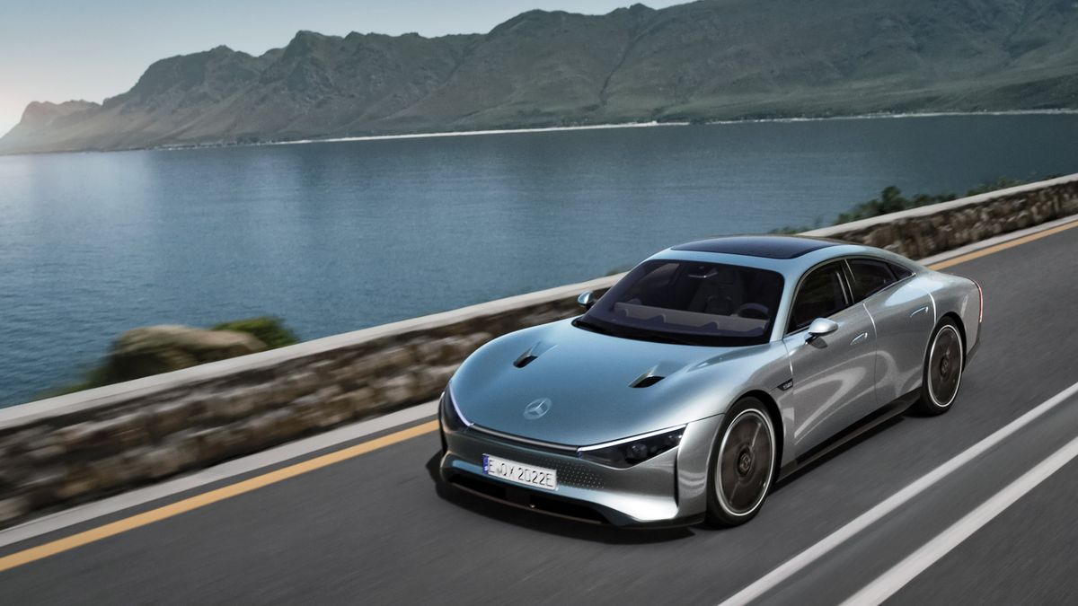 Mercedes-Benz Vision EQXX is a solar cell-clad EV with huge range and a 47.5-inch 8K display - TechRadar