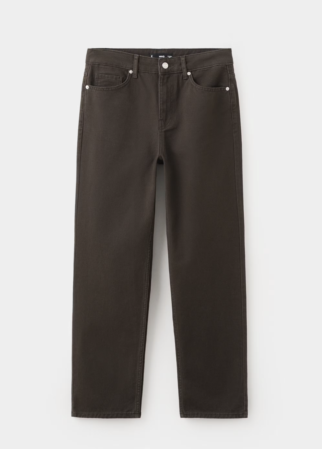 MANGO, Mid-Rise Straight Jeans