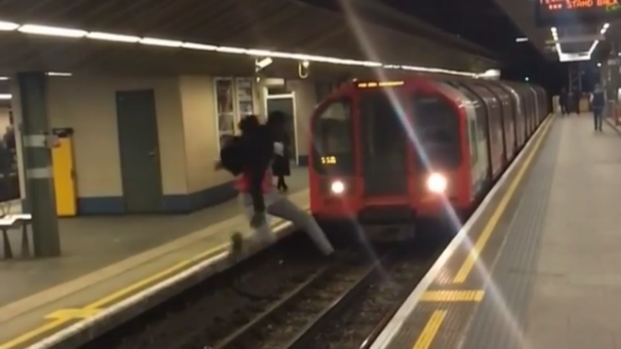 Stratford tube jump