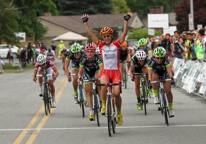 Leah Kirchmann (Optum p/b Kelly Benefits Strategies) wins the Tour de Delta Women's UCI Race