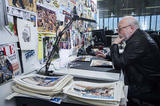 Peter Brookes, photographed by Richard Cannon