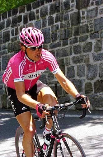 Jan Ullrich sits comfortably saying to himself, 'Just wait for July, Basso...'