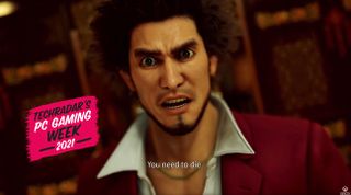 Yakuza character telling someone that they need to die