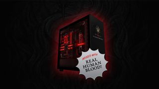 Custom Diable IV PC infused with "human blood"