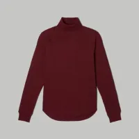 The Organic Cotton Turtleneck Waffle Tee: was $50 now $25 (save $25) | Everlane