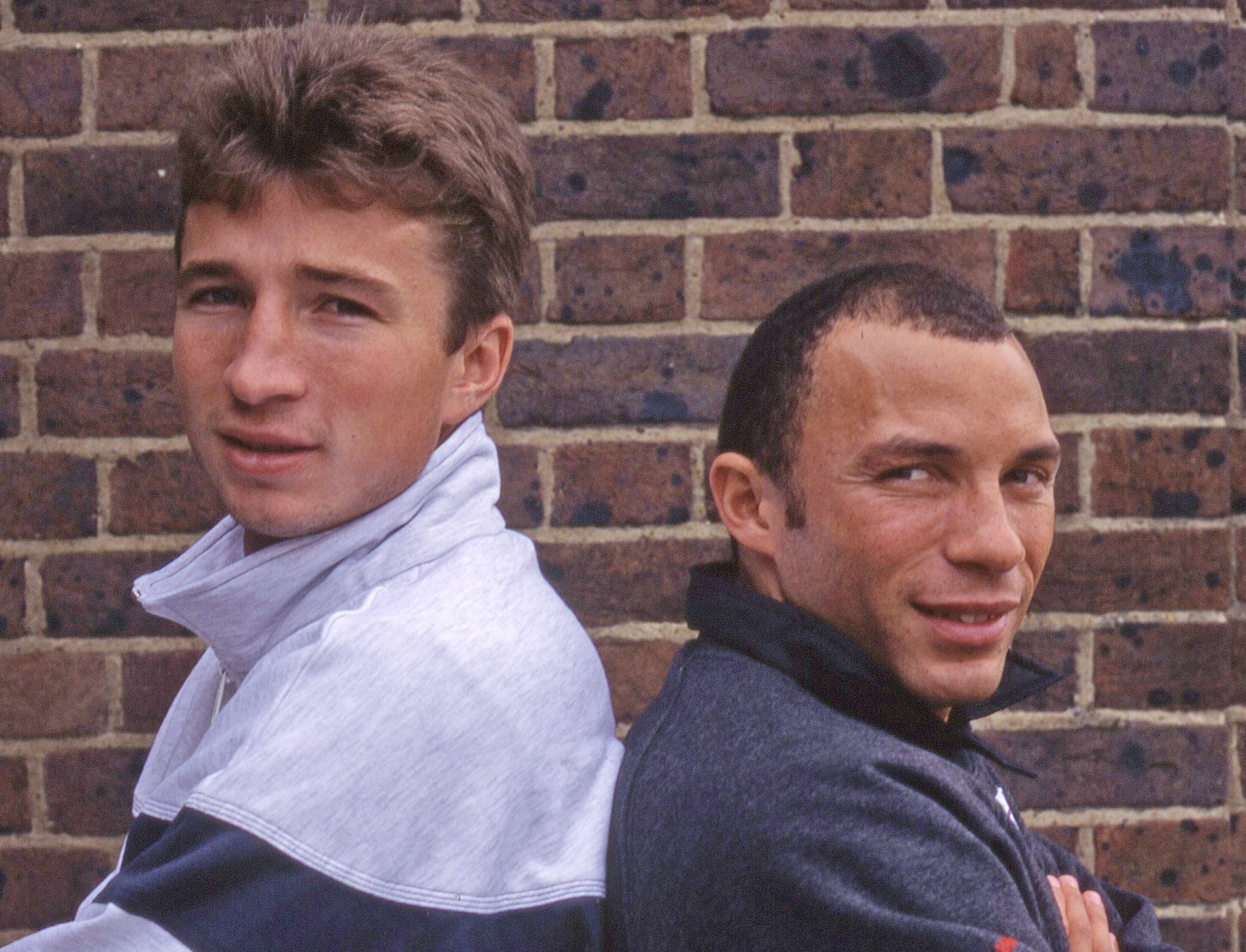 Dan Petrescu and Terry Phelan at Chelsea