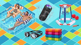 A selection of pool day essentials.