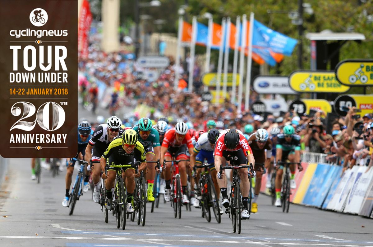 The stage 6 sprint for the line was won by Andre Greipel (Lotto Soudal)