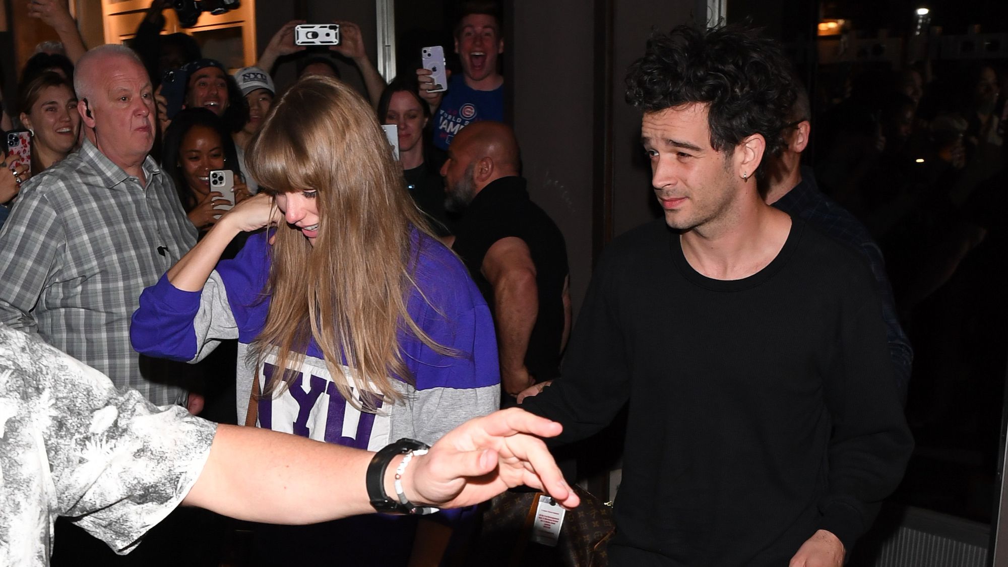 Taylor Swift and Matty Healy in New York City