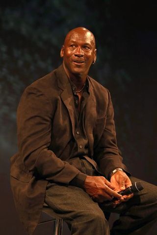 paris, france june 12 nba legend michael jordan attends a press conference for the celebration of the 30th anniversary of the air jordan basketball shoe during the palais 23street basketball tournament at palais de tokyo on june 12, 2015 in paris, france photo by pierre suugetty images