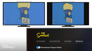 DIsney Plus Simpsons Fix Streaming options