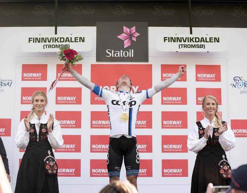 August Jensen savours his victory