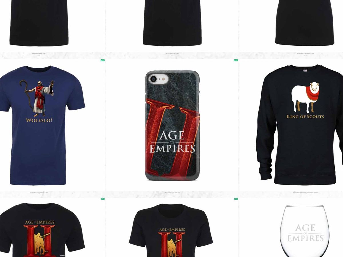 Age Of Empires Gear Shop