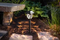 Harbor Breeze 5-Lumens Black Solar LED Outdoor Path Light Harbor Breeze 5-Lumens Black Solar LED Outdoor Path Light