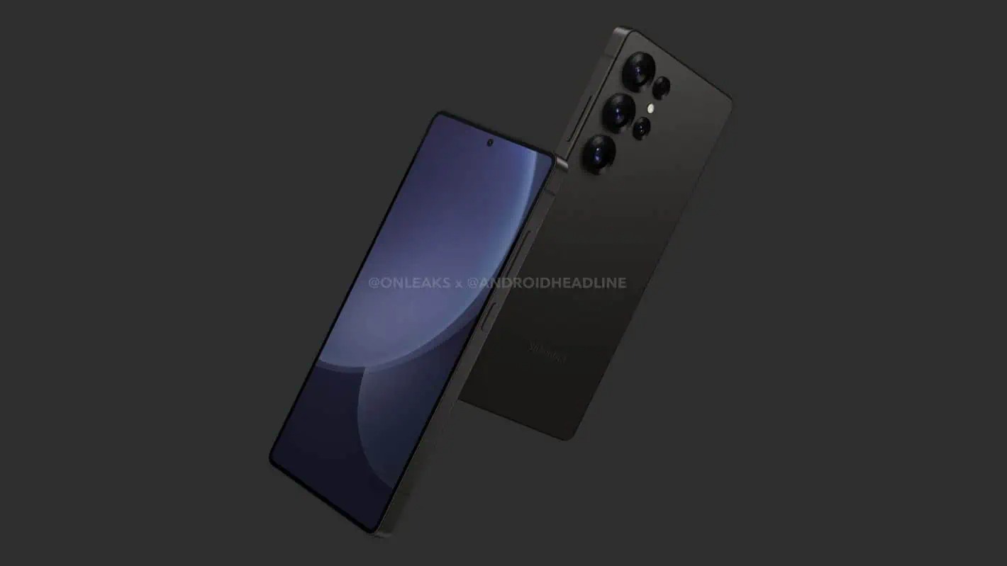 Render of the Samsung Galaxy Ultra S25 by OnLeaks